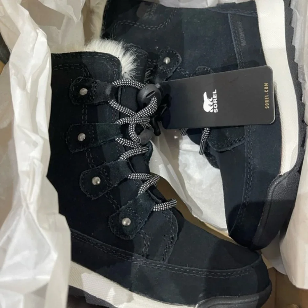 BNWT Sorel Toddler Whitney II Joan winter Lace up Boot size 12 Black - Picture 9 of 9